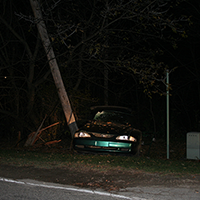 Car vs Tree - OWI Accident