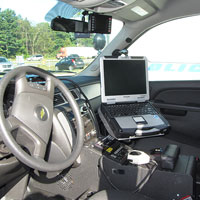 Interior of Patrol Car